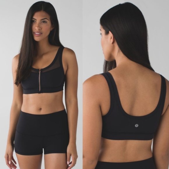 lululemon athletica Other - LULULEMON Drop It Like It's Hot Black Sports Bra